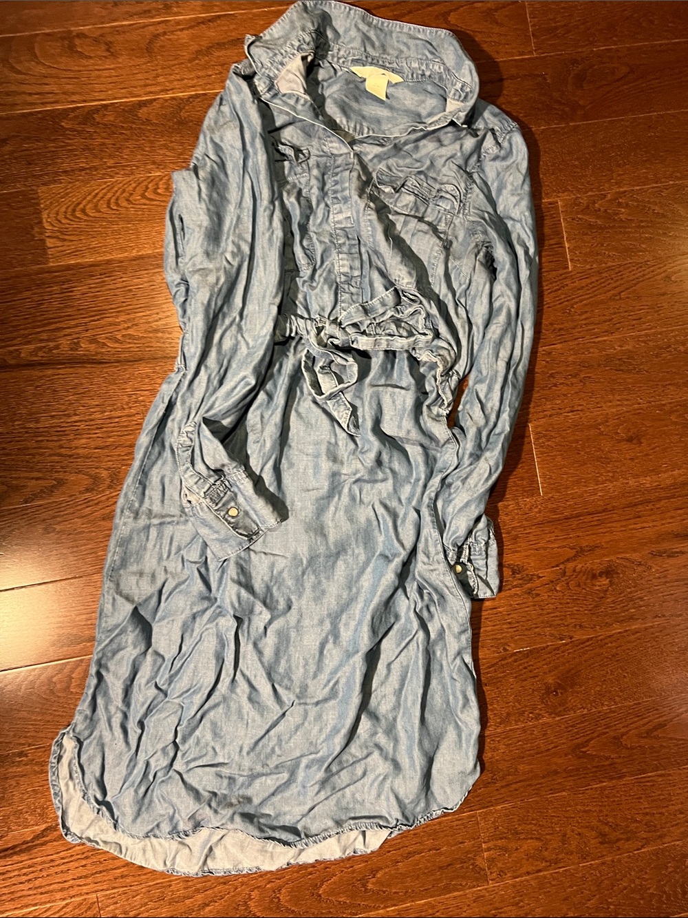 XS nursing dress h&m denim EUC